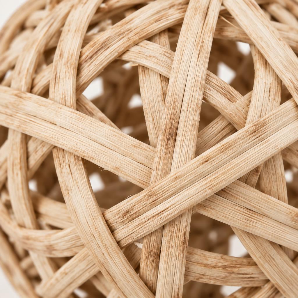 Woven Wicker Decorative Balls, Set of 3 – view 3